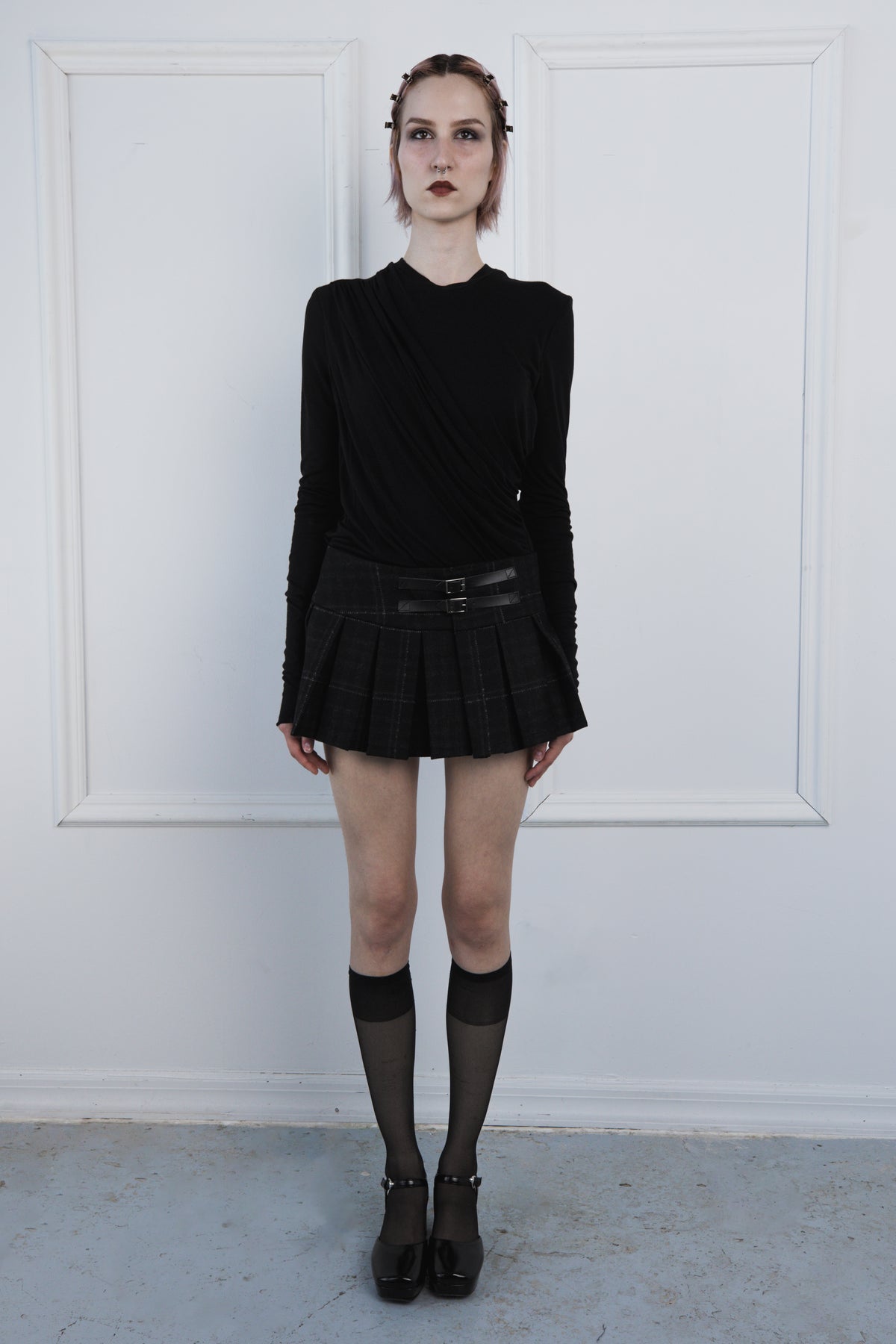 Wool Mini Skirt